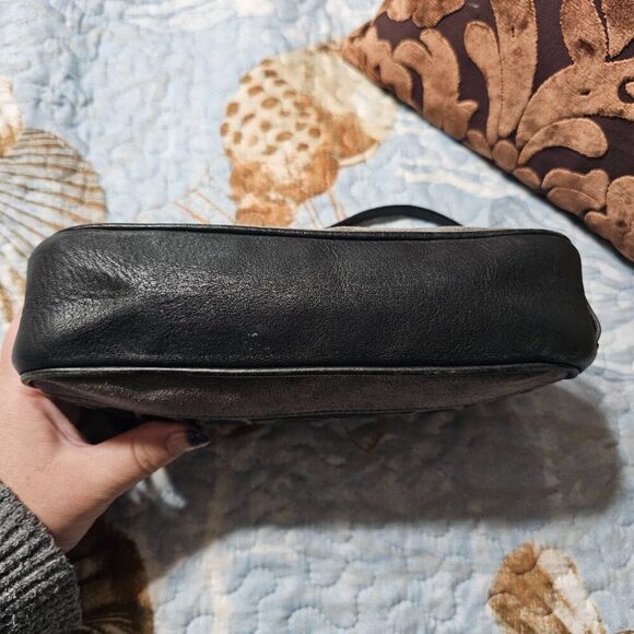 2004 Vintage Y2K Coach Demi Shoulder Bag Purse in Optic Signature Monogram Jacqu - Picture 7 of 7